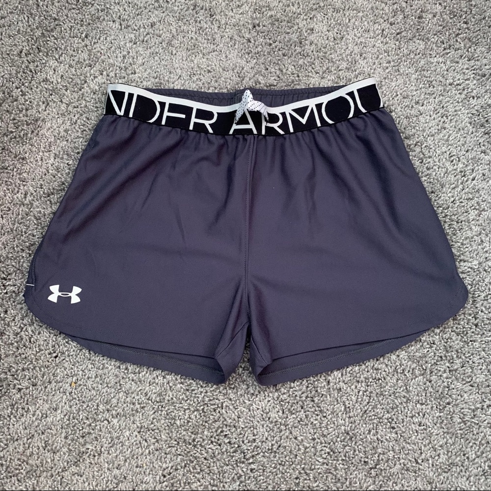 Gray Under Armour shorts